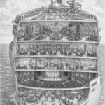 Illustration of the Grand Central atrium and Zones aboard Carnival Celebration