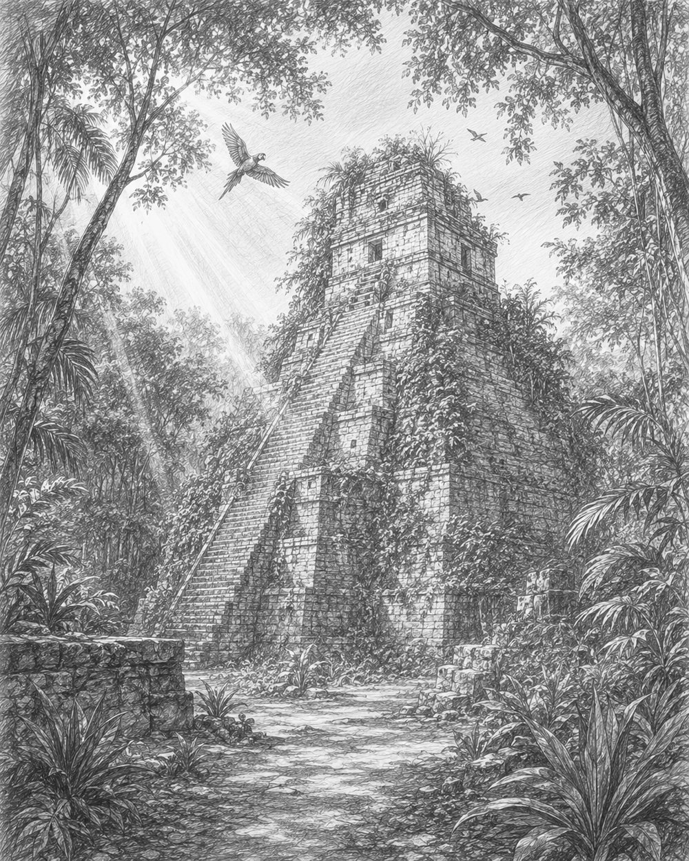 Illustration of Costa Maya seen on a cruise port day