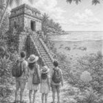 Illustration of Cozumel seen on a cruise port day