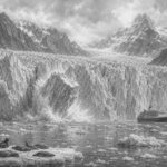 Illustration of Glacier Bay seen on a cruise port day